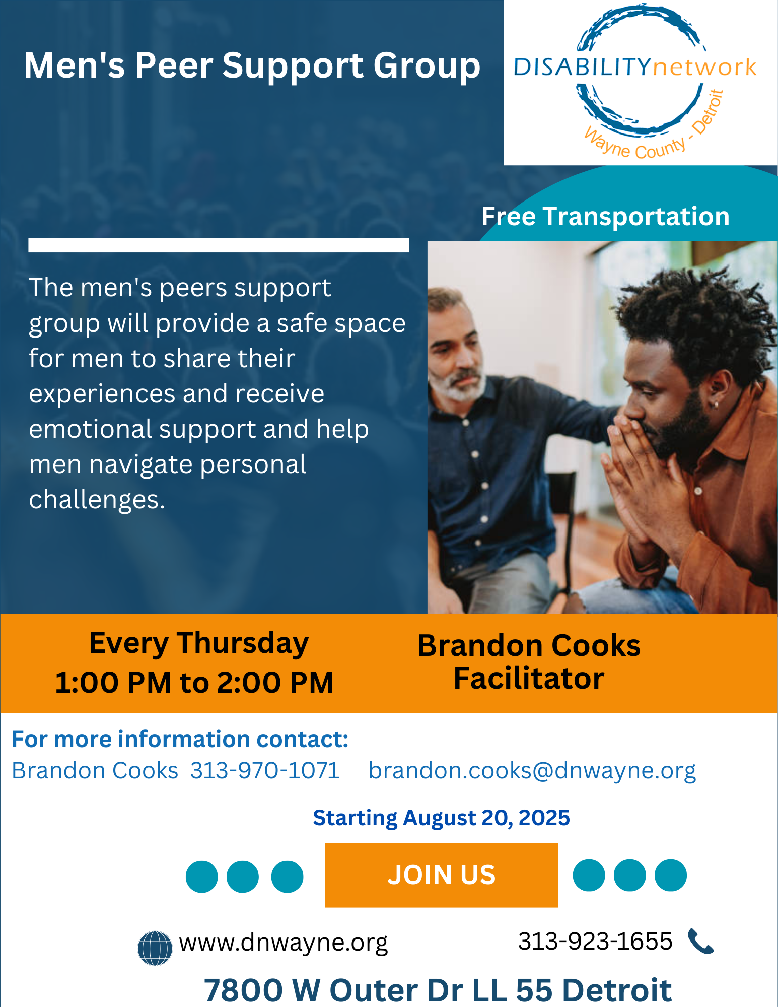 Men's Peer Support Group