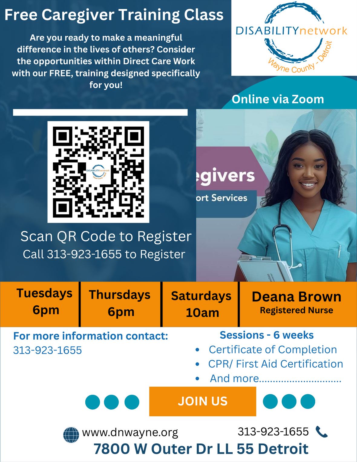 Free Caregiver Training Classes